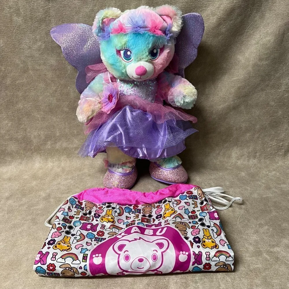 Build a Bear Pastel Fairy Bear 16